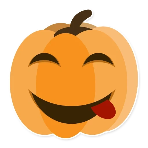 zucca, zucca di emoji, piccola zucca