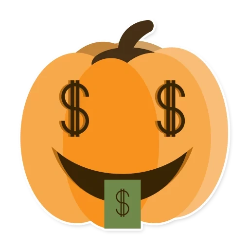 pumpkin, rich emoji, expression pack wealth, expression gourd