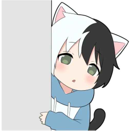 anime, un poco de anime, cat boy white, días de gato de anime