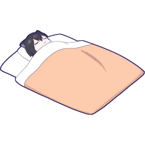 blanket, illustration, song clipart, the girl sleeps beds