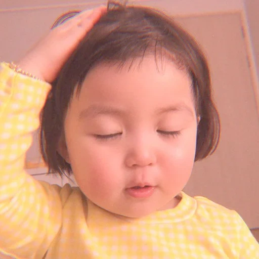 les enfants sont mignons, enfants asiatiques, enfants coréens, petite fille, les enfants coréens sont des filles