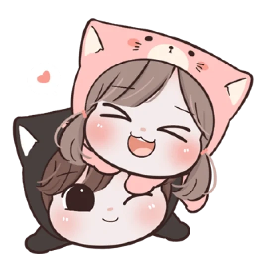 chibi, gambar, chibi chan, chibi lucu, kucing anime yang indah