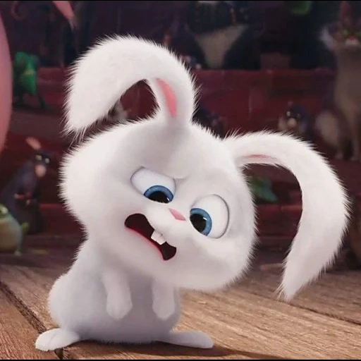 bola de nieve de conejo, la vida secreta de las mascotas liebre, pequeña vida de mascotas conejo, bola de nieve la última vida de las mascotas, última vida de mascotas conejo de nieve de conejo
