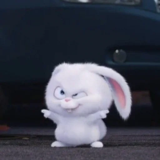 bola de neve de coelho, a vida secreta dos animais de estimação, vida secreta dos animais 2, little life of pets rabbit, vida secreta de animais de estimação hare snowball