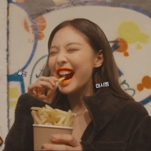 asian, jennie eat, jenny king, koreanische meme, asian girl