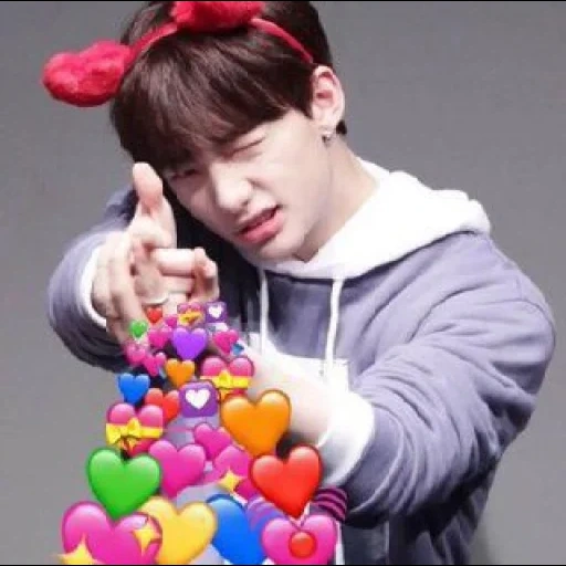 picchi bts, jung jungkook, with hyun-jin, bts jungkook, jan chonin with hearts