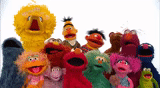 sesame, pertunjukan muppet, sesame street, gif sesame street, the muppet show sesame street