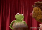 kermit, pertunjukan muppet, kermit si katak, muppet performance frog, the frog robin muppet show