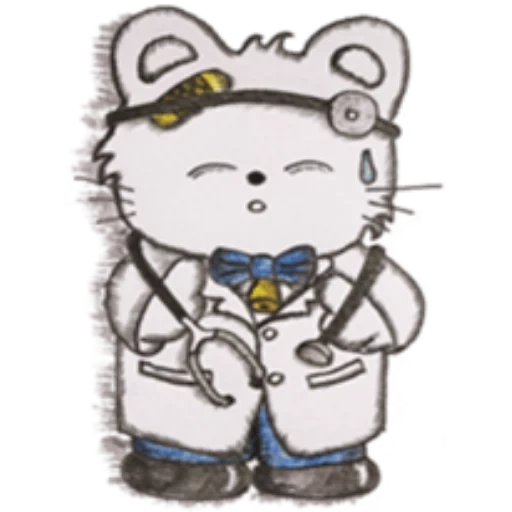 hola gatito, kitty daniel, hallow kitty doctor, hello kitty doctor, personajes de hello kitty