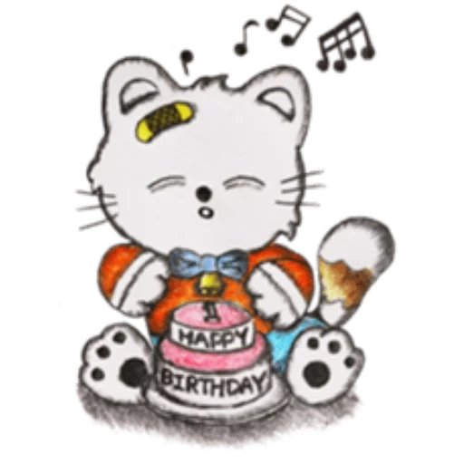 gatto, combattimento del gattino, ciao kitty, disegno del gattino, hello kitty rock star