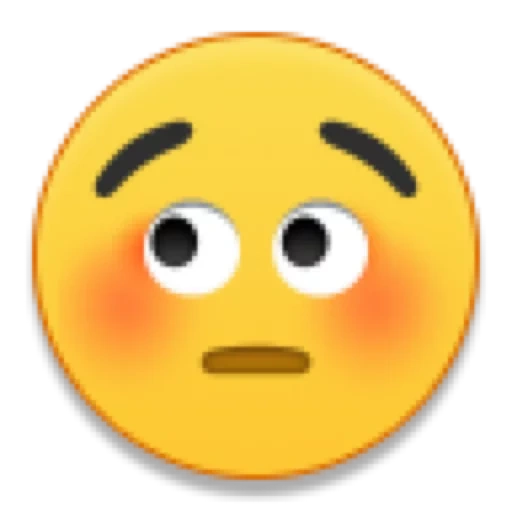 emoji, faccia emoji, discordia arrossata, emoji imbarazzato, emoji discord surprise