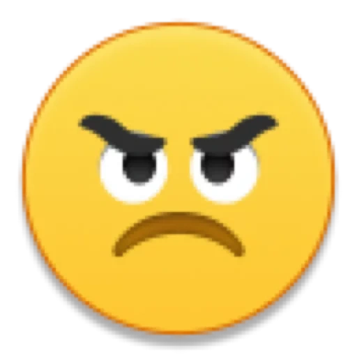 emoji, emoji arrabbiato, emoji malvagio, emoji malvagio, un'emoticon scontenta