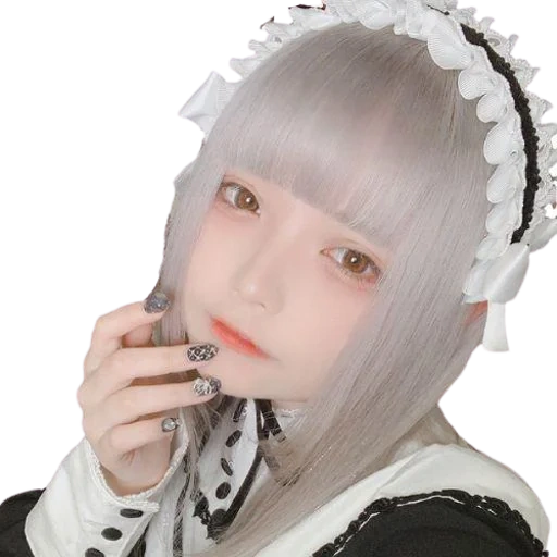 anime, gadis, wig anime, wig cosplay, anime gadis sungguhan