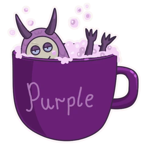púrpura, púrpura, hermoso púrpura