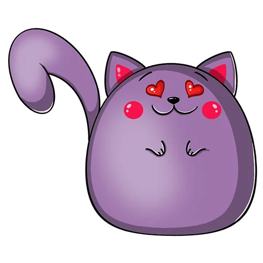 purple, purple cat, cat purple