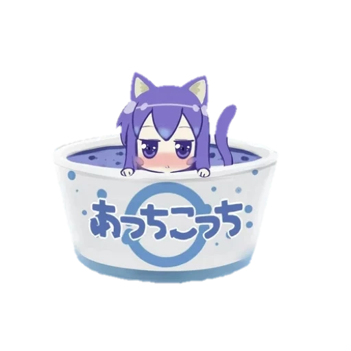 anime, personajes de anime, tsumiki vat anime, anime de gato de taza de té, anime de perros de té