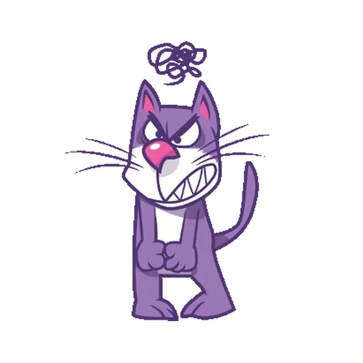 die katze, lila, purple cat, purple cat