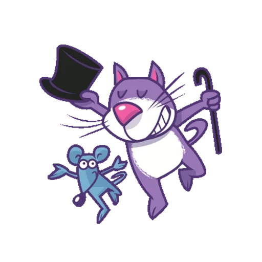 die katze, purple cat, purple cat