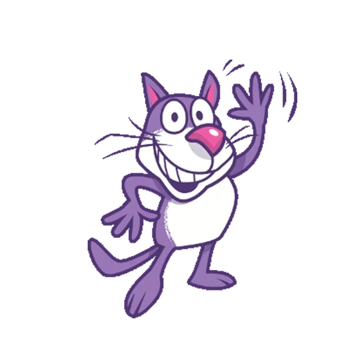 die katze, lila, purple cat, purple cat
