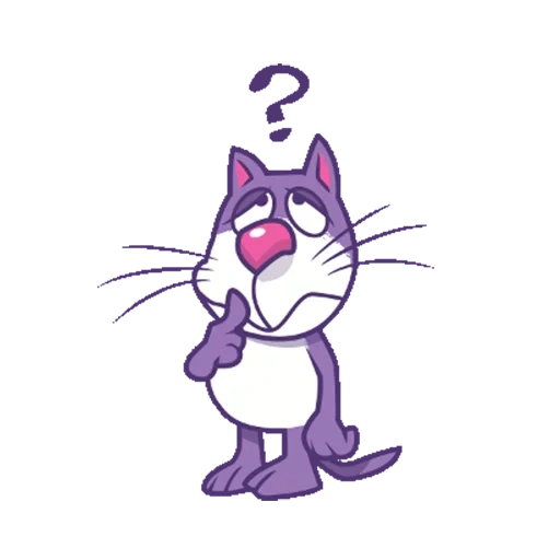 кот, сиреневый кот, кот фиолетовый, фиолетовый кот, фиолетовые коты