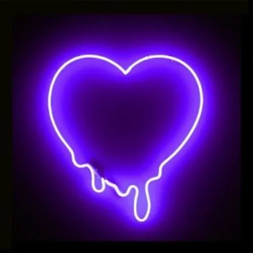 coração, trevas, placas de neon, iluminação de neon, fundo de neon coração preto