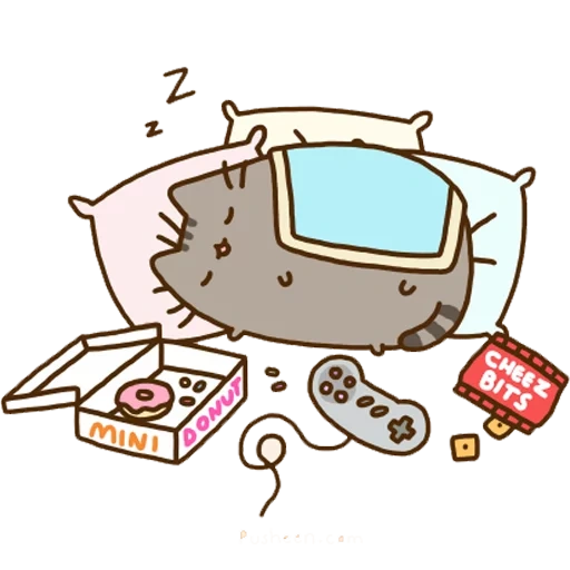 пушин, пушин кот, пушин срисовки, наклейки пушин, pusheen the cat