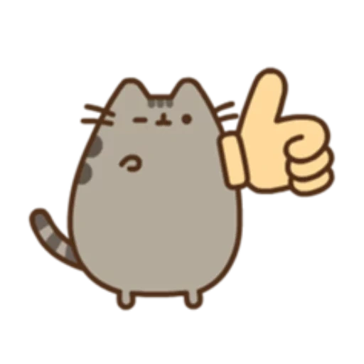 pushin, pushin cat, pushin kat, pusheen cat, lovely drawings of fluffs