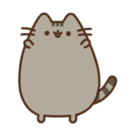 pushin, pusheen, cat pushen, chat de poussin, pusheen the cat