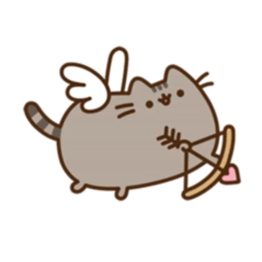 pushin, cat pushin, pushin kat, pusheen cat