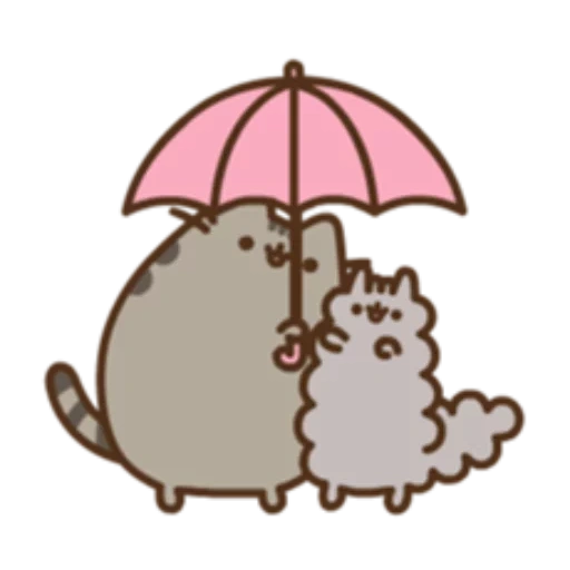 pushin cat, pushin kat, pusheen cat, pushin stormmy, lovely drawings of fluffs