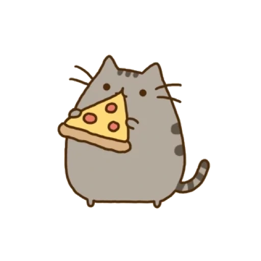 cat pushin, pushin kat, pushen chat, pushin ze kat, le chat est une pizza