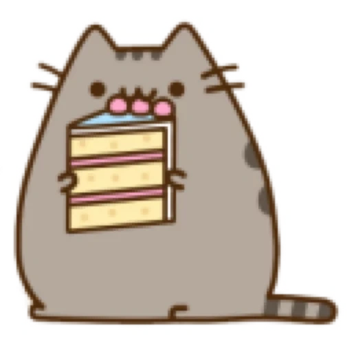 pushin, pushin kat, pusheen cat, schöne zeichnungen von flusen, pushin kat burger zeichnungen