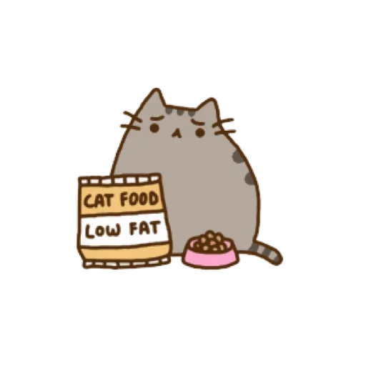 pushen, pusheen, pussin cat, general god cat, general god cat