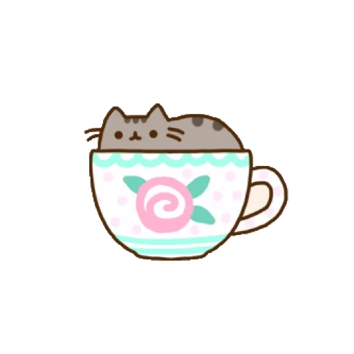 pushin kat, gato pusheen, pusheen o gato, kawaii cat pushin, kawaii cats mug