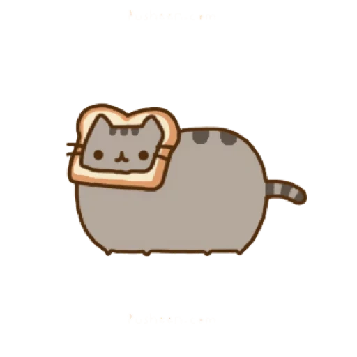 pusheen, puxin cat, cat pushin, gato psíquico