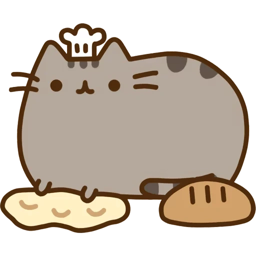 пушин, кот пушин, пушин кэт, pusheen cat