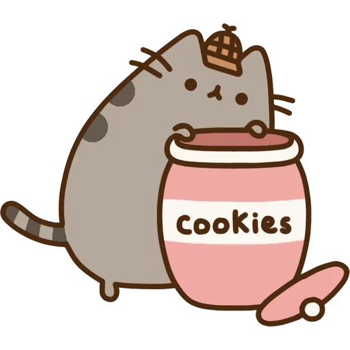 pushin, pushin cat, pushin kat, pusheen cat, kitty pushin cookies