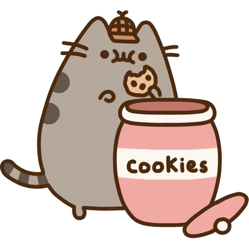 pushin, pushin cat, pusheen cat, katze pushin cookie, kitty pushin cookies