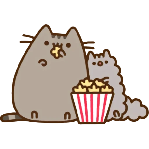 pushin, pushin kat, pushin ze kat, cat pushin cat pushin, the cat pushin popcorn