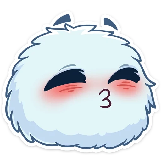 fluffy stickers, stickers of tenthrams fluffy, lovely stickers, stickers mr fluffy, stickers stickers