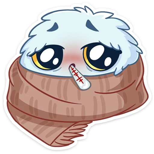 fluffy stickers, cute stickers, pufficism stickers, fluffy stickers, stickers mr pushstik