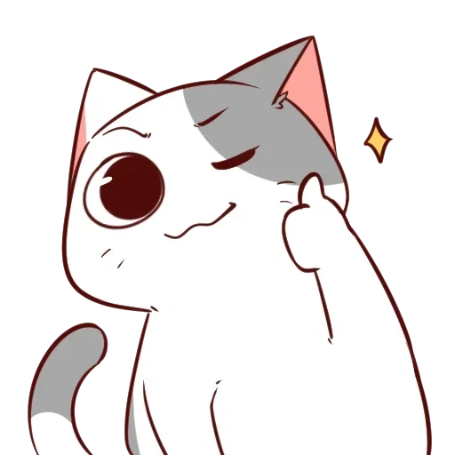 seal, anime kucing, pus nyanagami, anime kucing lucu, anime kucing berwarna-warni