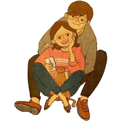drawings of steam, puuung hugs, puuung hugs, cute couples drawings, puuung illustrations