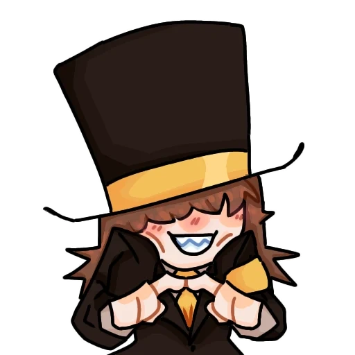 арты, фан арт, человек, снетчер a hat in time, чёрный шляп villainous