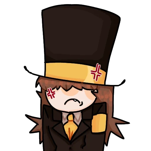 people, cartoon character, snetcher's hat is in time, a hat in time oneshot, black hat