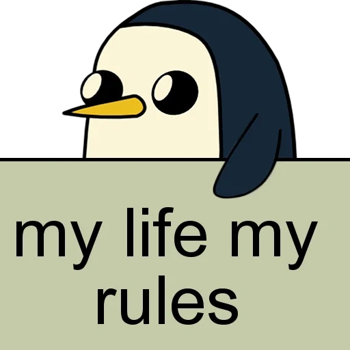 un meme, faccia di gunther, pinguino di gunther, testo in italiano