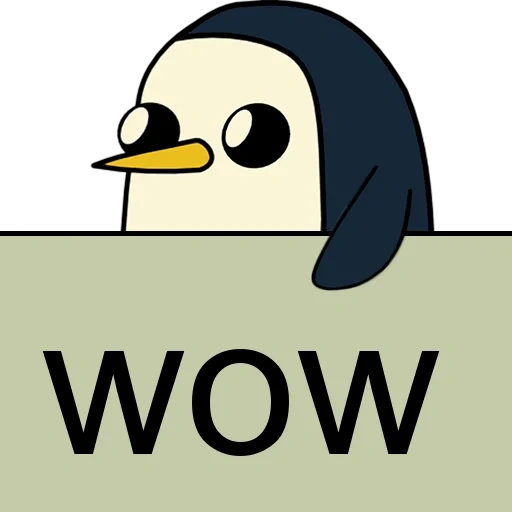 meme, teks, wajah ganter, penguin ganter