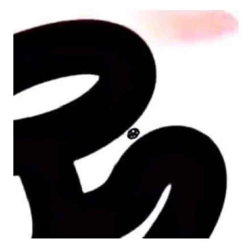 snake, snake black, snake badge, serpentine silhouette, the outline of a snake
