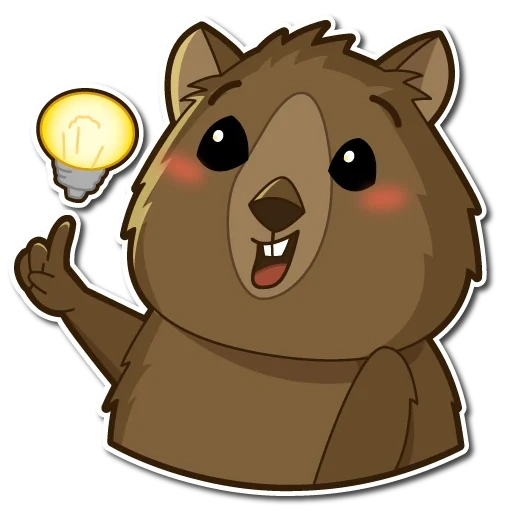 kuvoka, símbolo de expressão, wombat