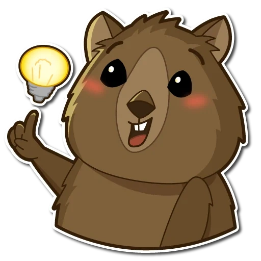 die kuvoca, emoticon, the wombat